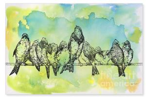 Artist Jean Plout Debuts Birds On A Wire Collection